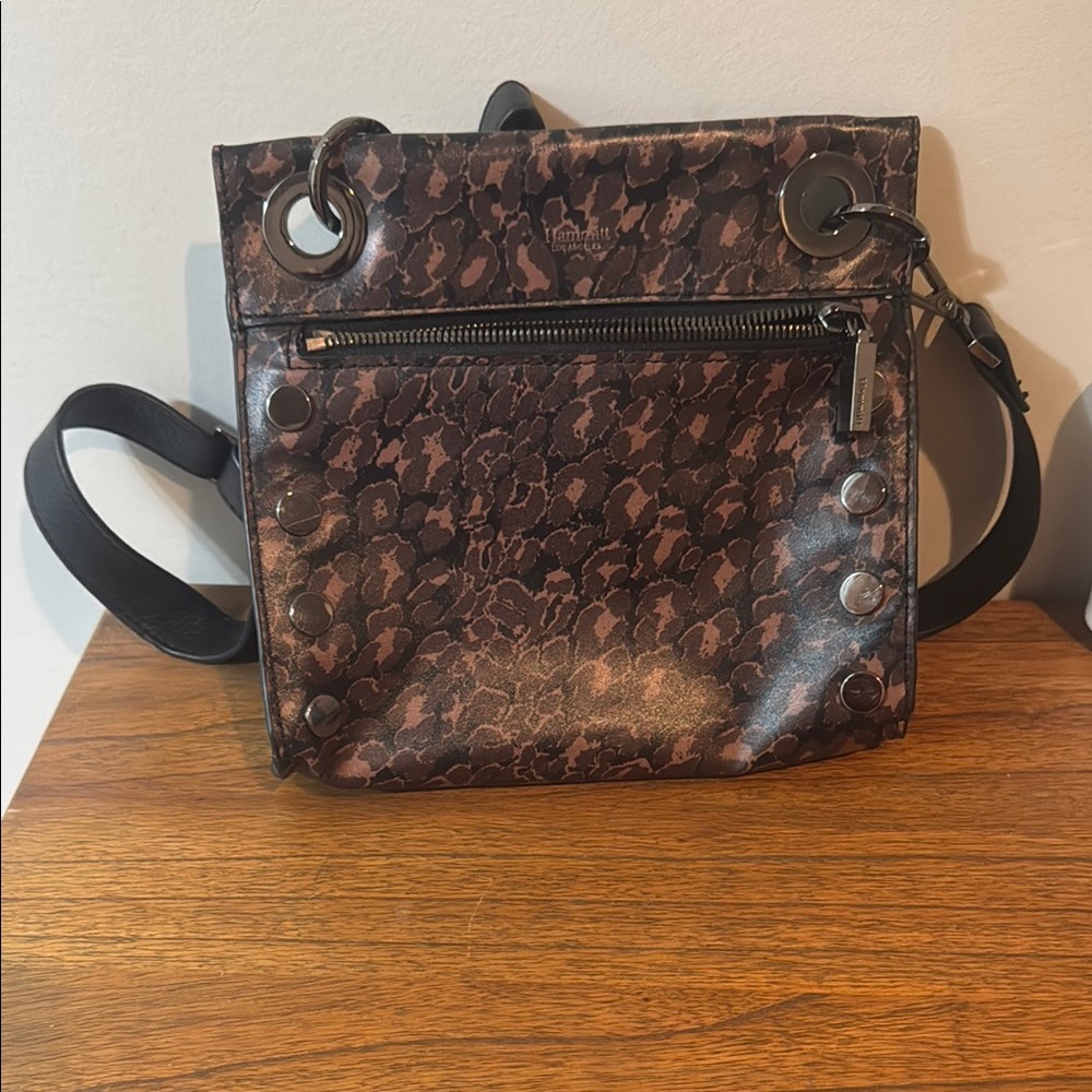 HAMMITT Leopard Print Crossbody Bag